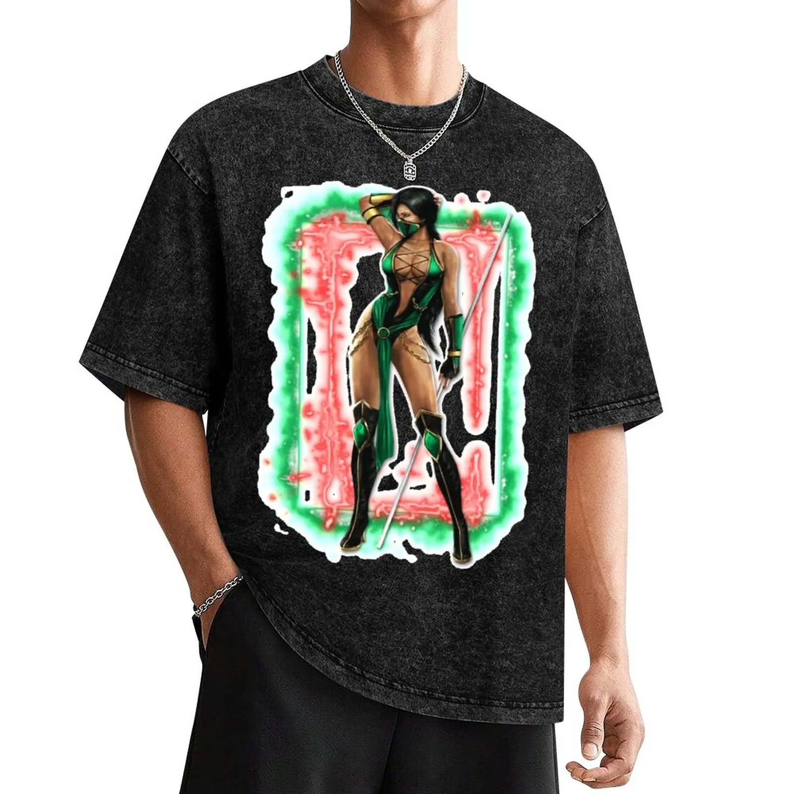 

Jade Art Mortal Kombat MK9 91520936 T-Shirt T-Shirt cheap stuff cotton man t-shirts compression shirt men