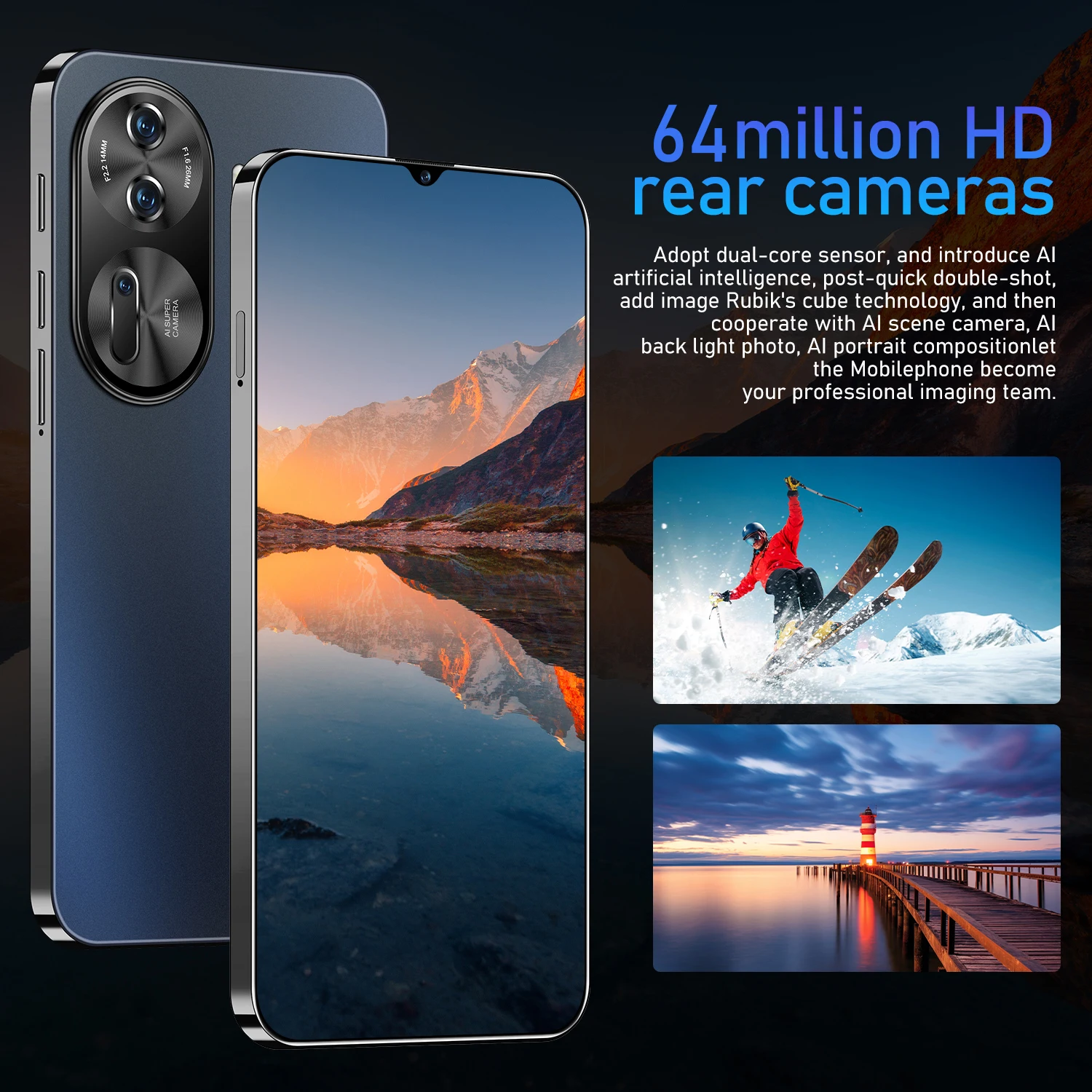 2025 جديد Reno11 Pro 6.8HD بطاقة مزدوجة ذكية أصلية بطارية 6800 مللي أمبير في الساعة وظيفة التعرف على الوجه الإصدار العالمي