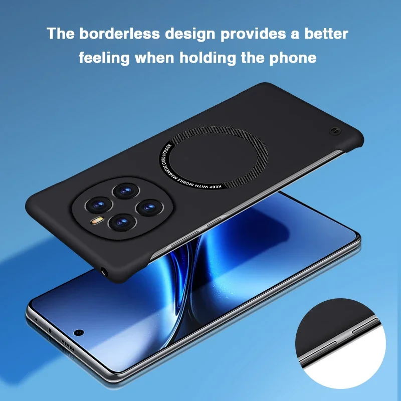 Slim Frameless Hard Case for Honor Magic7 Pro Lite 7Pro 7Lite 5G Magnetic Wireless Charge Original Cover Funda Shell Accessories