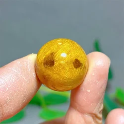 Rutile Sphere Crystal Natural Quartz Stone Home Decoration Minerals Reiki Craft Gifts Energy Healing Crystals Meditation +Stand