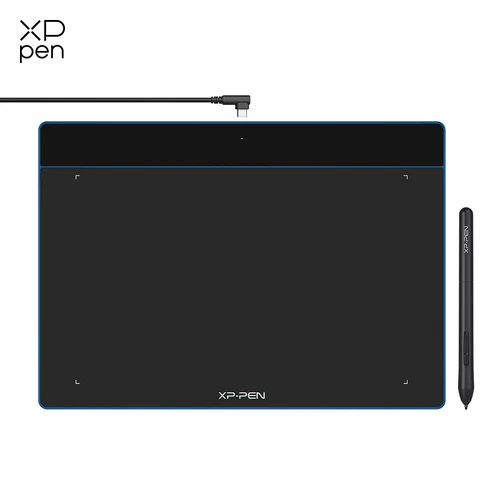 XPPen Deco Fun L tableta gráfica de 10*6 pulgadas, bolígrafo de dibujo Digital, sin batería, 8192 niveles de inclinación, compatible con Android, Mac y Windows