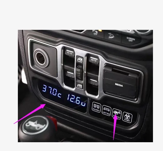 JL 6-way switching voltage stabilization control system Daytime running lights can be connected for jeep for wrangler 2018+JL666