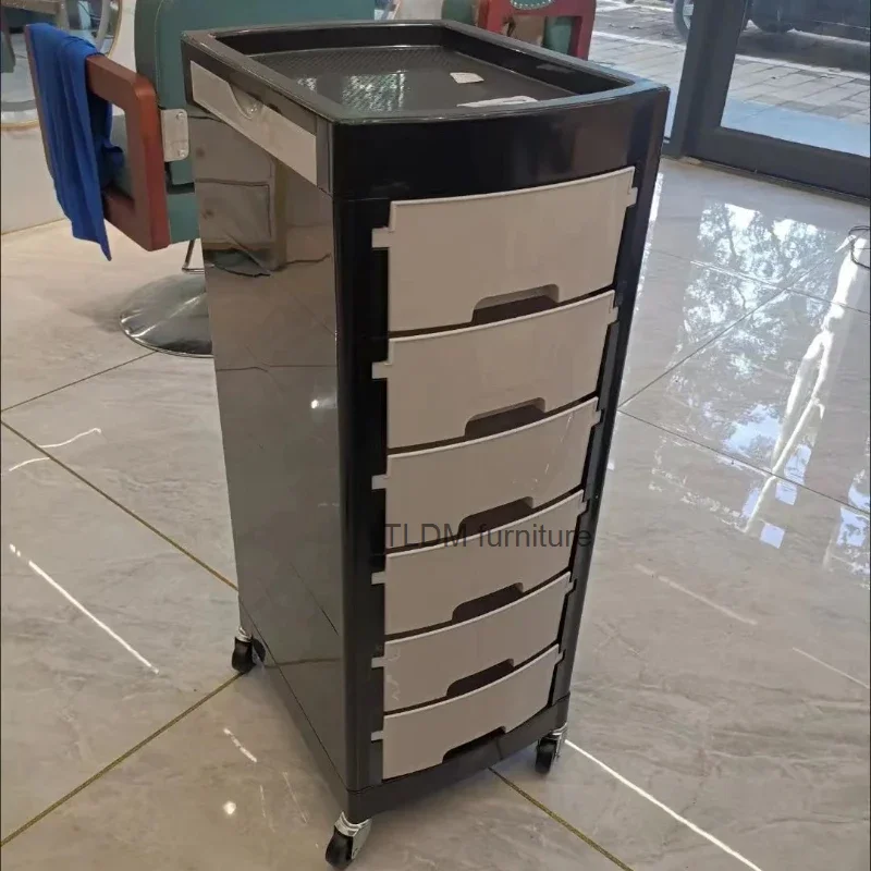 

Lashes Hair Salon Trolley Station Storage Hairdresser Nail Salon Trolley Rolling Medical Carrello Con Ruote Furniture ZT50ST