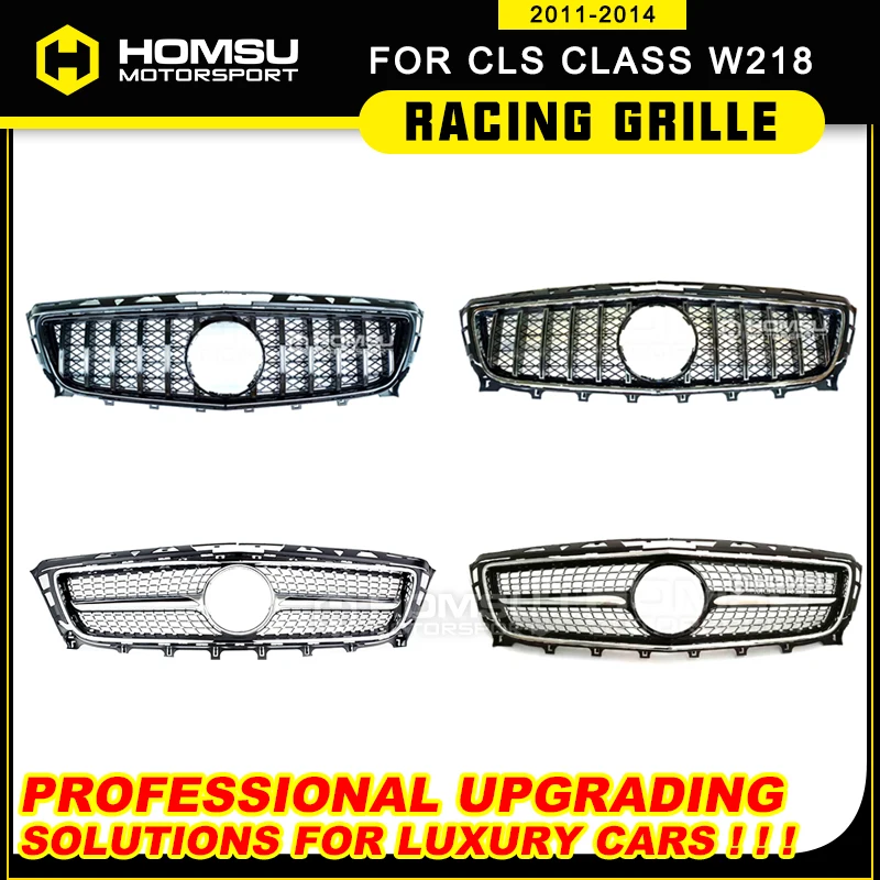 Diamond grille suitable for NEW CLS class W218 diamond Grille 2011-14 W218 CLS 250 CLS300 CLS350 Grille without emblem