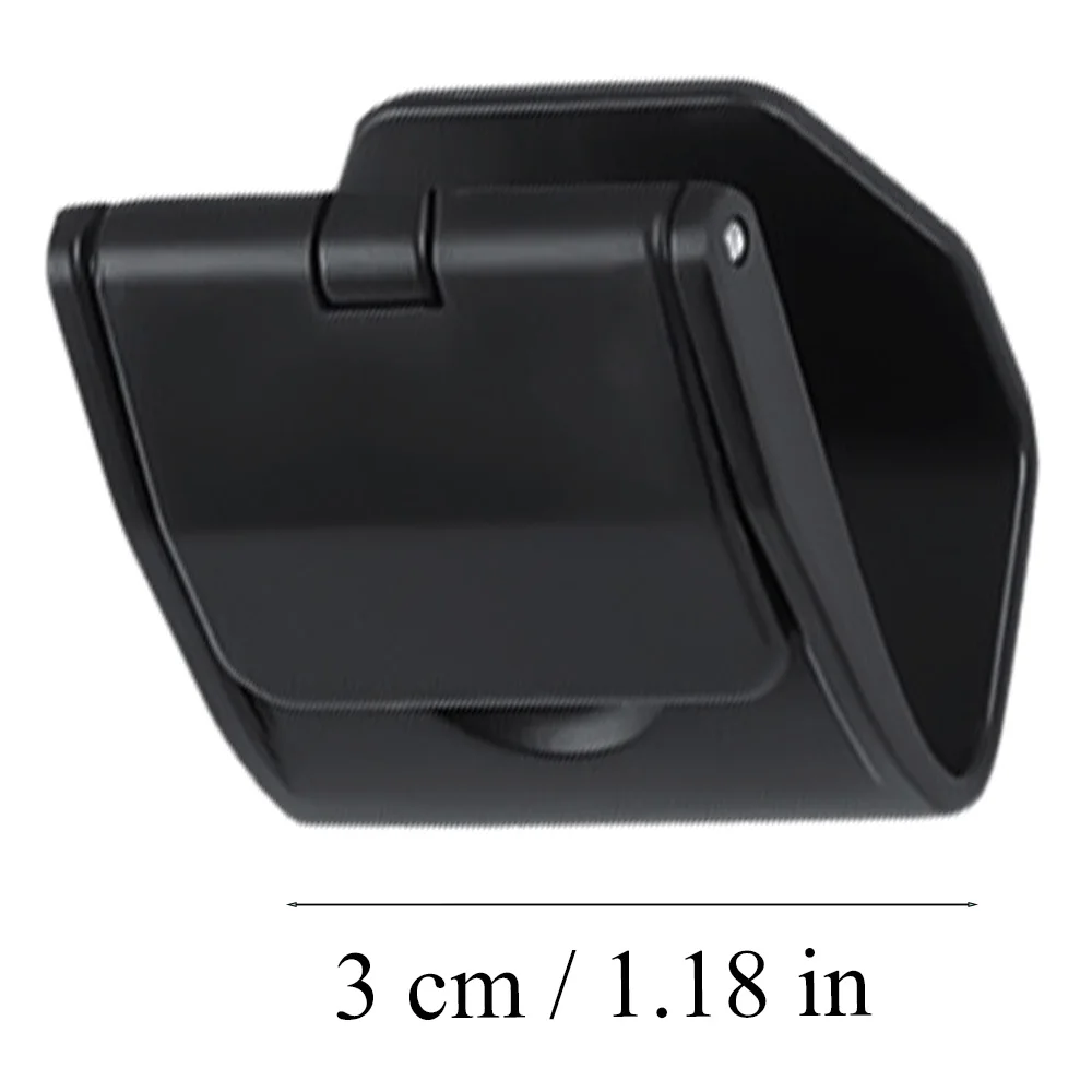 مشبك خطاف مخفي ABS أسود لطراز تسلا Y Juniper (سلسلة الإطلاق) 2025-2026 مشبك خطاف مخفي لصندوق القفازات