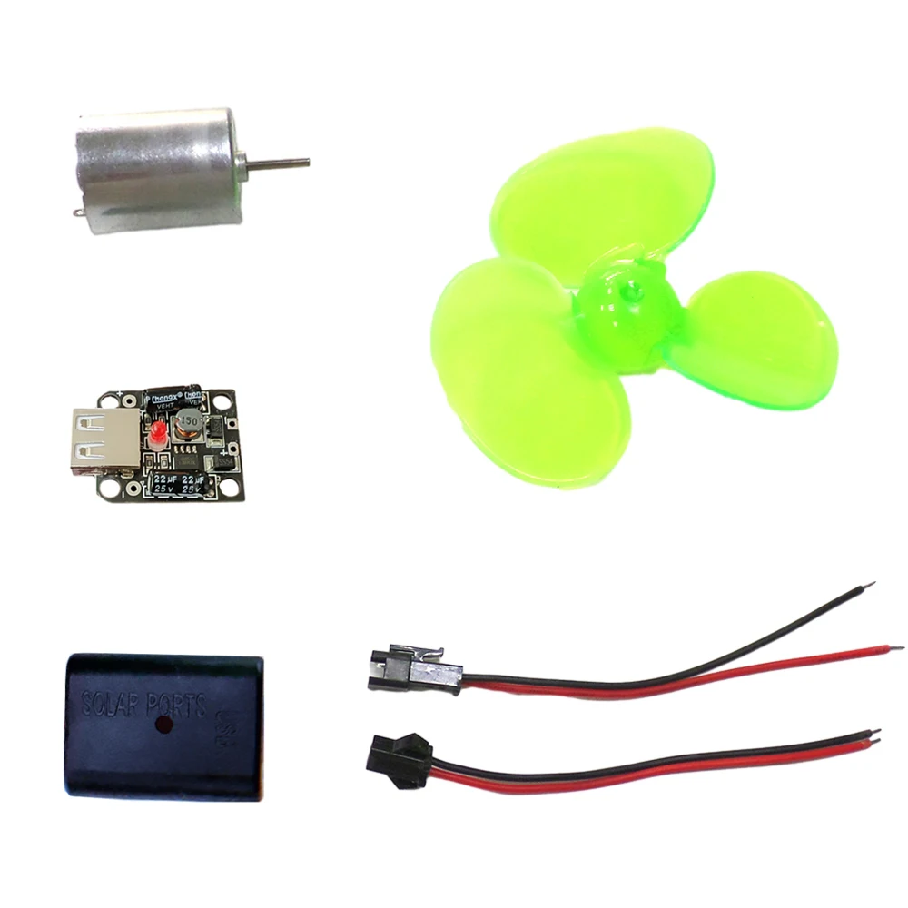 Micro Wind Power Generator Set Turbine Motor Alternator Self-Generation Emergency Phone Charger Protable Technology Kit