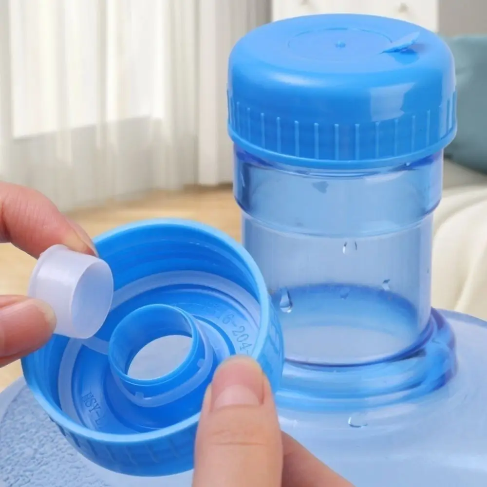 Durable Plastic Water Jug Cap Universal Non-Spill Water Bucket Llid Replacement Anti Splash Mineral Water Threaded Cap