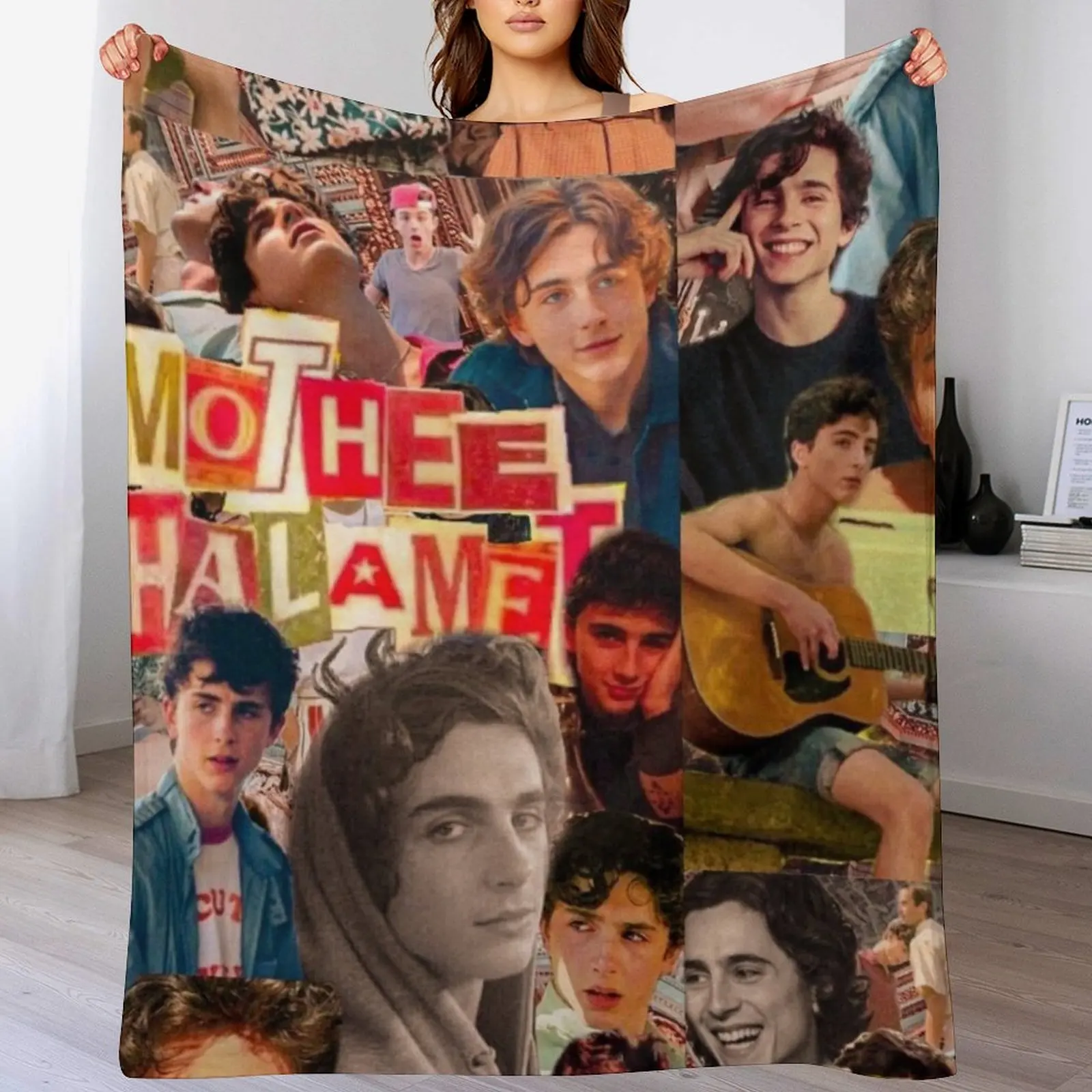 

Timothe Chalamet Throw Blanket Stylish Warm Blanket for Living Room Bedroom