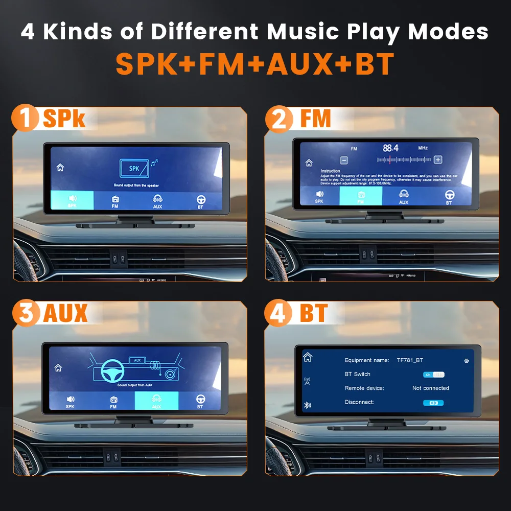 مشغل سيارة محمول BEPOCAM مقاس 8.1 بوصة Mirrorlink BT FM WIFI GPS ملاحة سيارة ستيريو لاسلكي Carplay IOS أندرويد وسائط متعددة للسيارات