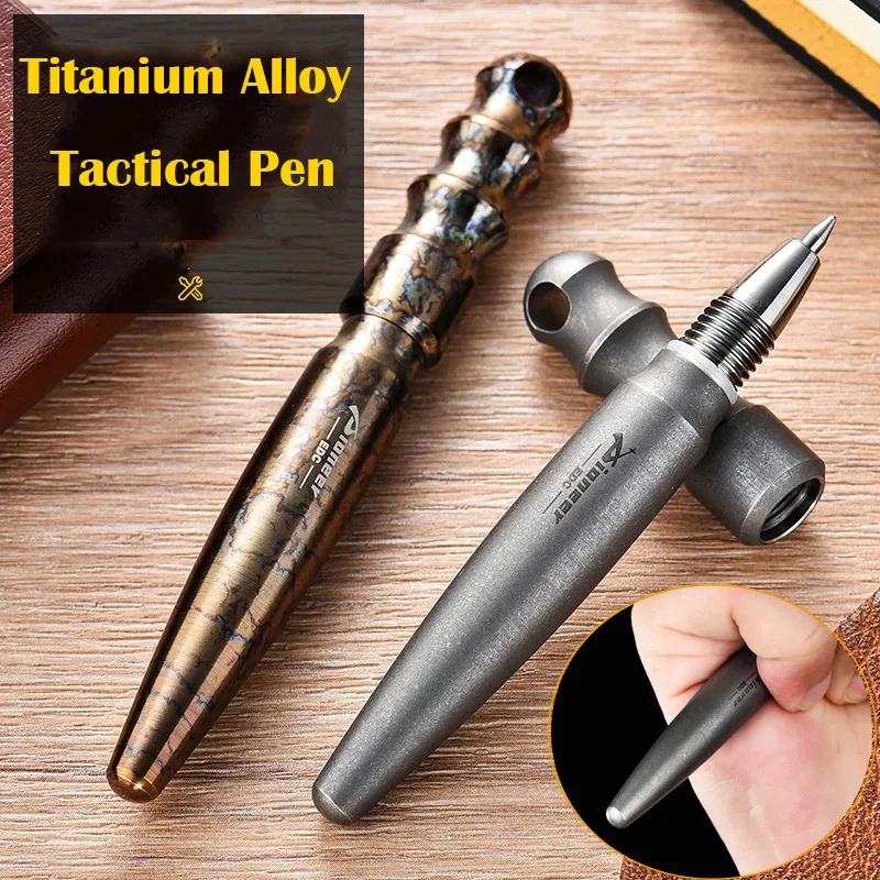 MINI Titanium Alloy Tactical Pen With Collection Writing Multi-functional Portable Outdoor EDC Tools Window Breaking Pen