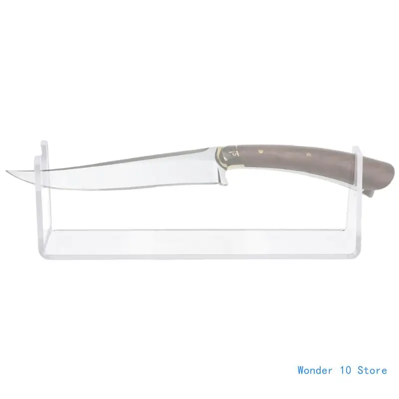 Knives Acrylic Display Stand Rack for Storage Single Knife Desktop Decoration