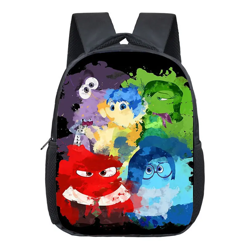 New Disney Inside Out 2 Backpack for Children Joy Sadness Anger Pattern School Bag Fashion Large Capacity Backpack Girls Mochila