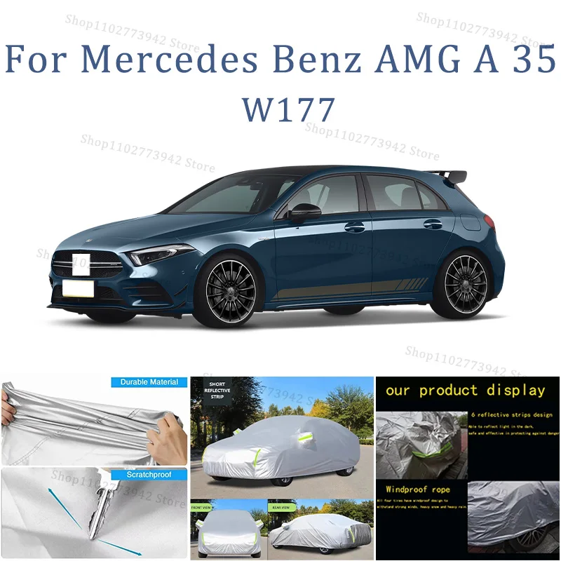 

Car Cover Protection Sunscreen Heat Insulation Dust Resistant Scratch For Mercedes Benz AMG A 35 W177 Car Exterior Accessories