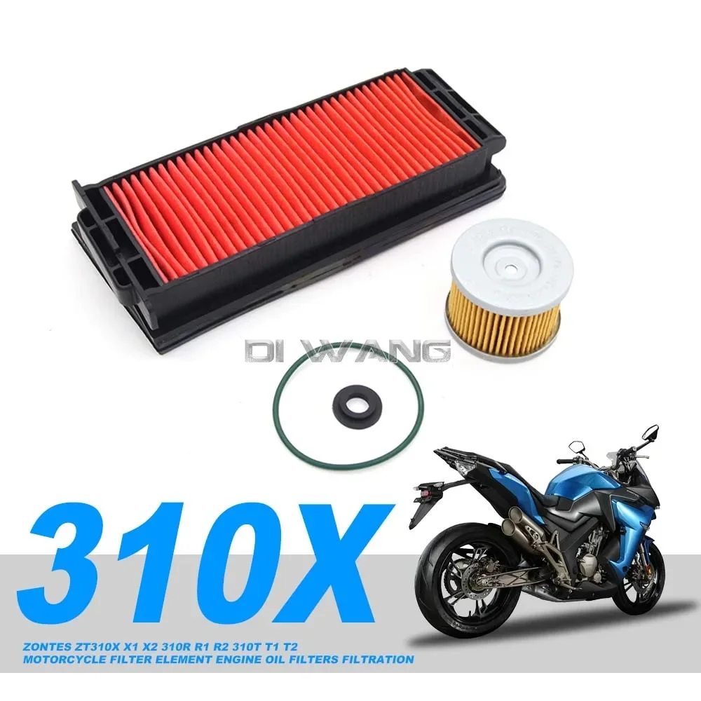 

Motorcycle Original Air Filter Element Oil Filter Accessories For ZONTES ZT 310X 310T 310R ZT310 X X1 X2 T1 T2 ZT 310 R