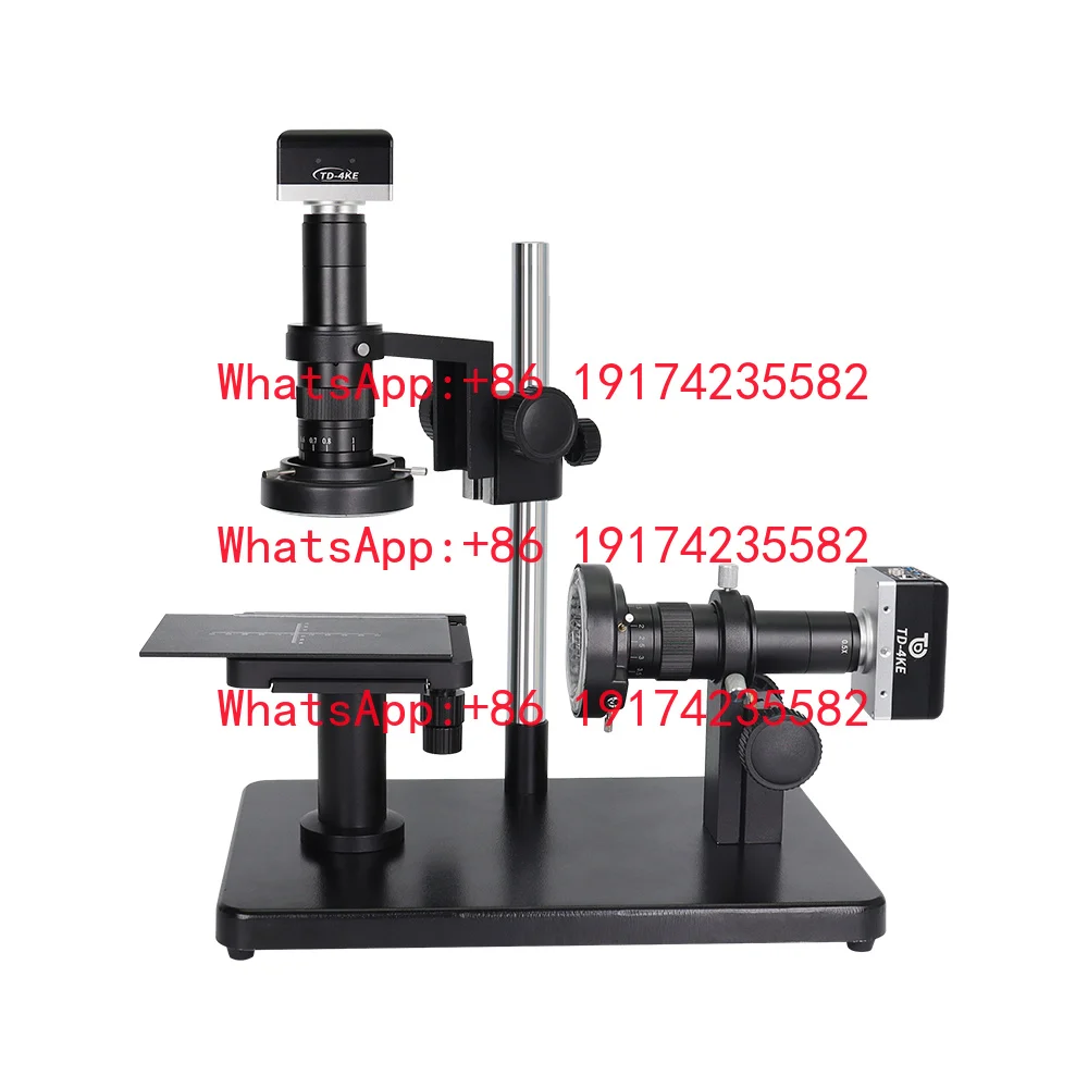 Pcb Repair C-mount Ring Light Widefield Stereo Microscope Usb Digital Eyepiece Microscope