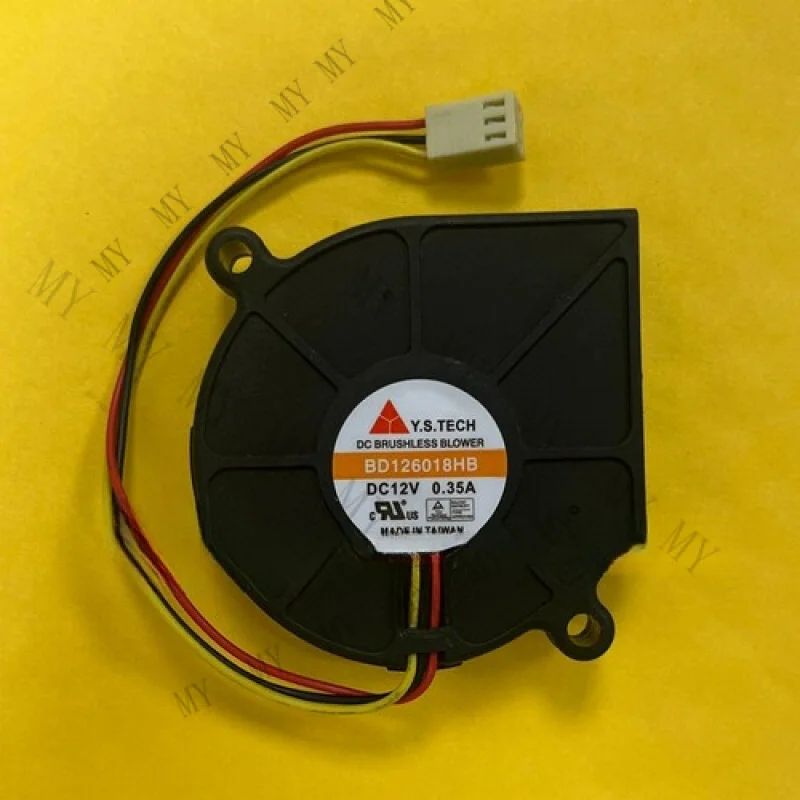 

Вентилятор TT для Y.S.TECH BD126018HB, 60x18 мм, охлаждающий вентилятор-воздуходувка, DC 12V 0.35A, 3-контактный