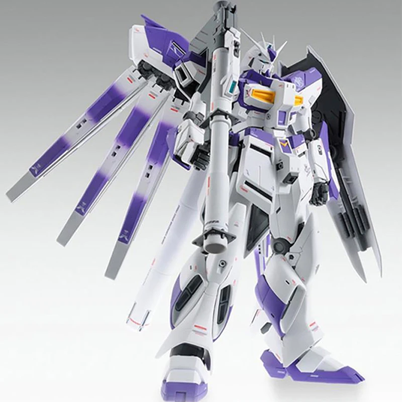 Bandai-Gundam Anime Assembly Model for Children, Original Action Figures, Hi-v Gundam, MG, 1: 100, RX-93-v2, Gundam Ver.Ka