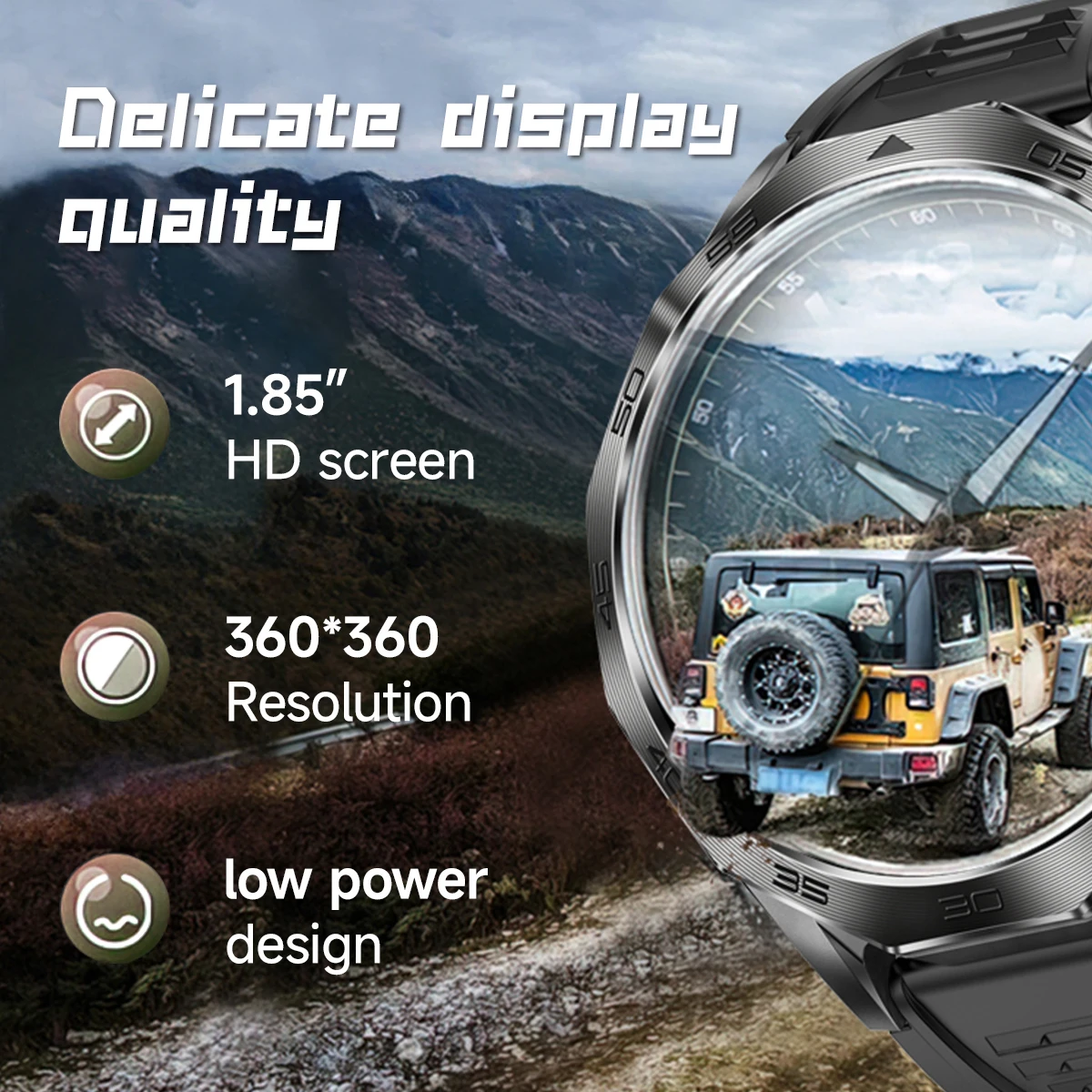 2024 HD Screen  Smart Watch Big Battery Waterproof Speakers Heart Rate Measurement  Sleep Quality Analysis  Sports Mode