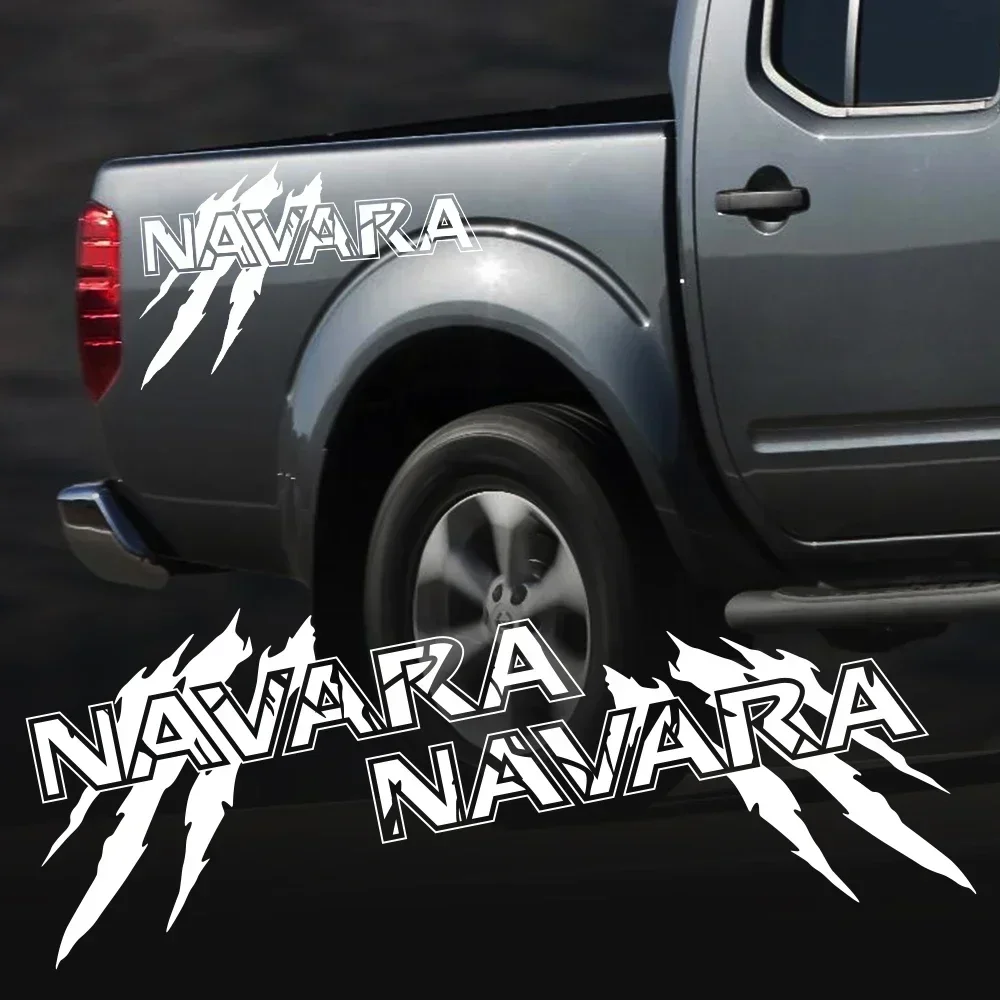 Car Claw Styling Sticker For Nissan Navara D40 Pro 4X D22 D23 D21 NP300 Trim Pickup Truck Bed Side Decor Decal Auto Accessories