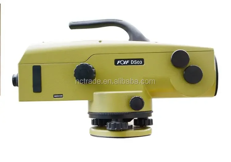 High accuracuy elevation surveying instrument foif DS03 auto level