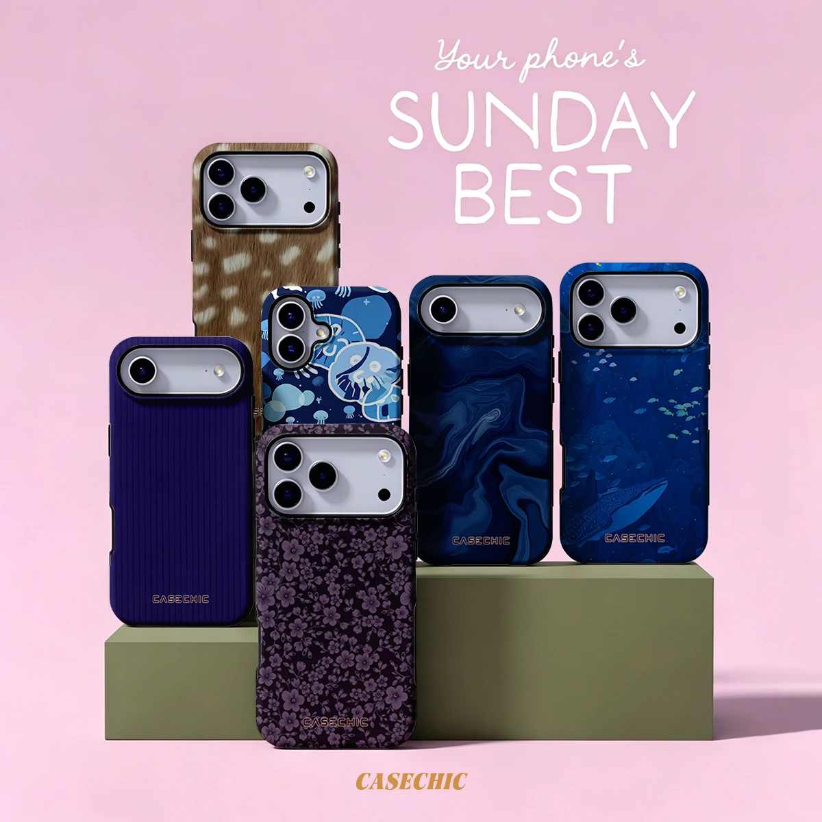 Deep Purple Floral Veil For Samsung Galaxy S26 Ultra A56 Exquisitely Pattern Double Protective Phone Cover Cases CaseChic