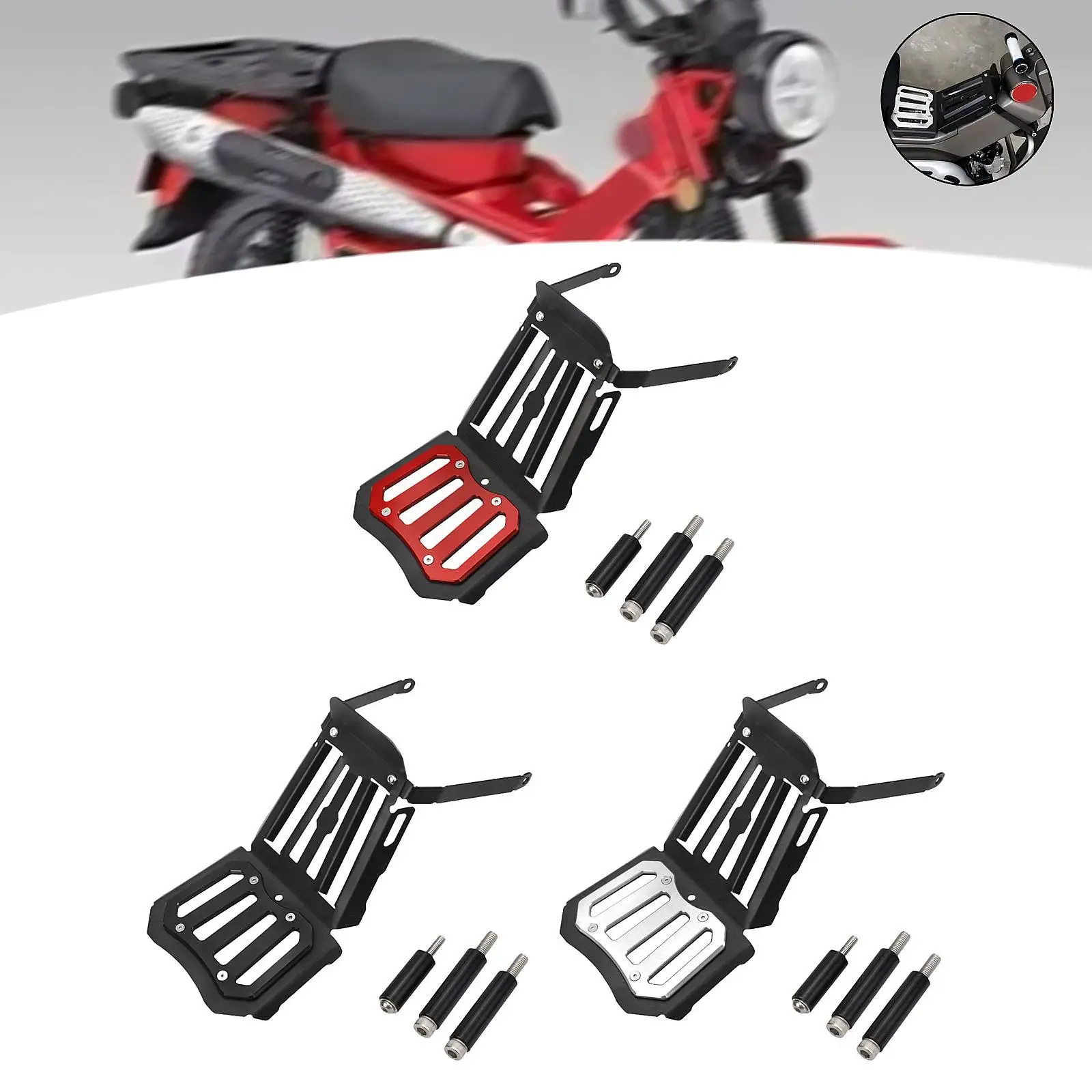 

Motorcycle Center Rack Center Carrier Aluminum Alloy Iron High Performance Motorcycle Accessories Storage Rack Luggage Grille