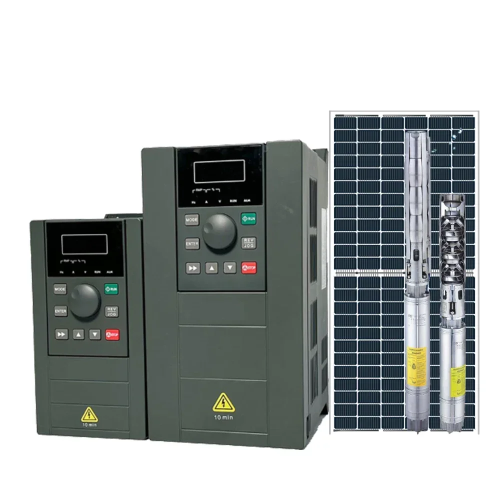 For Single phase 220v solar farm irrigation system 1.5kw 2HP solar water pump inverter DC AC solar inverter for AC pump