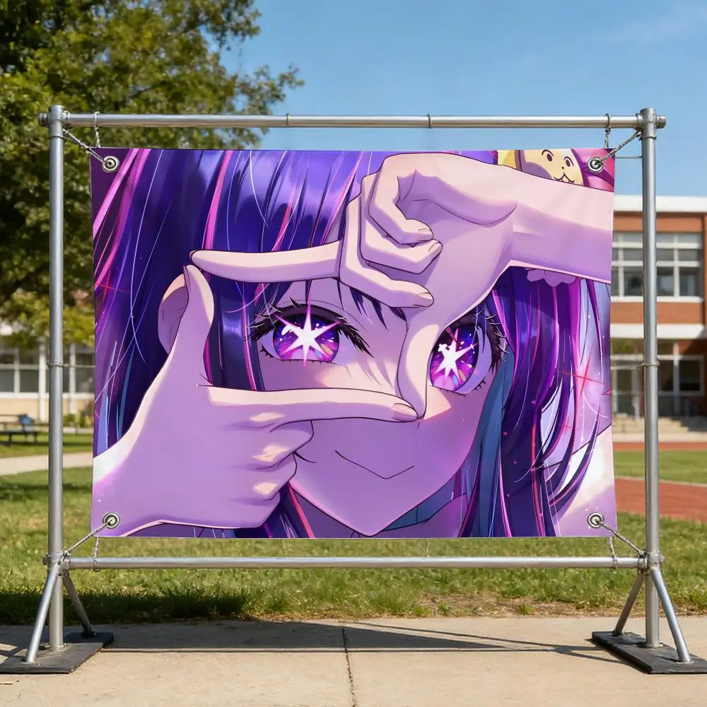 Anime Japanese TV Oshi no Ko Flags Specialized for indoor and outdoor home decorations, outdoor camping, and bar parties