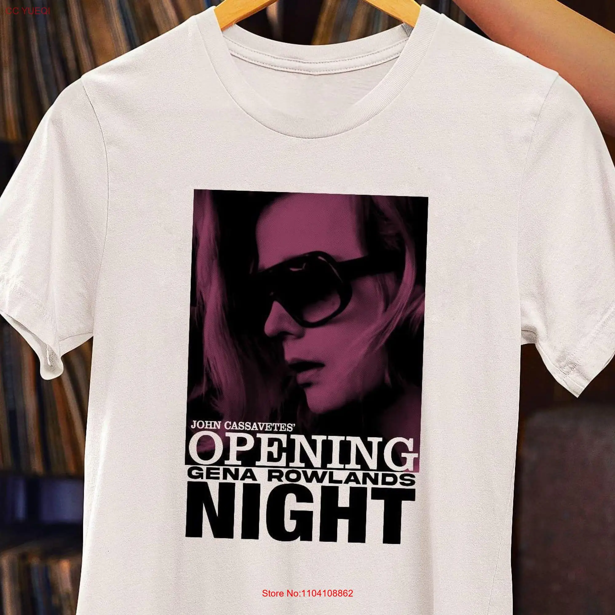 Gena Rowlands John Cassavetes Opening Night T shirt film apparel theater drama fan gift iconic actress tribute