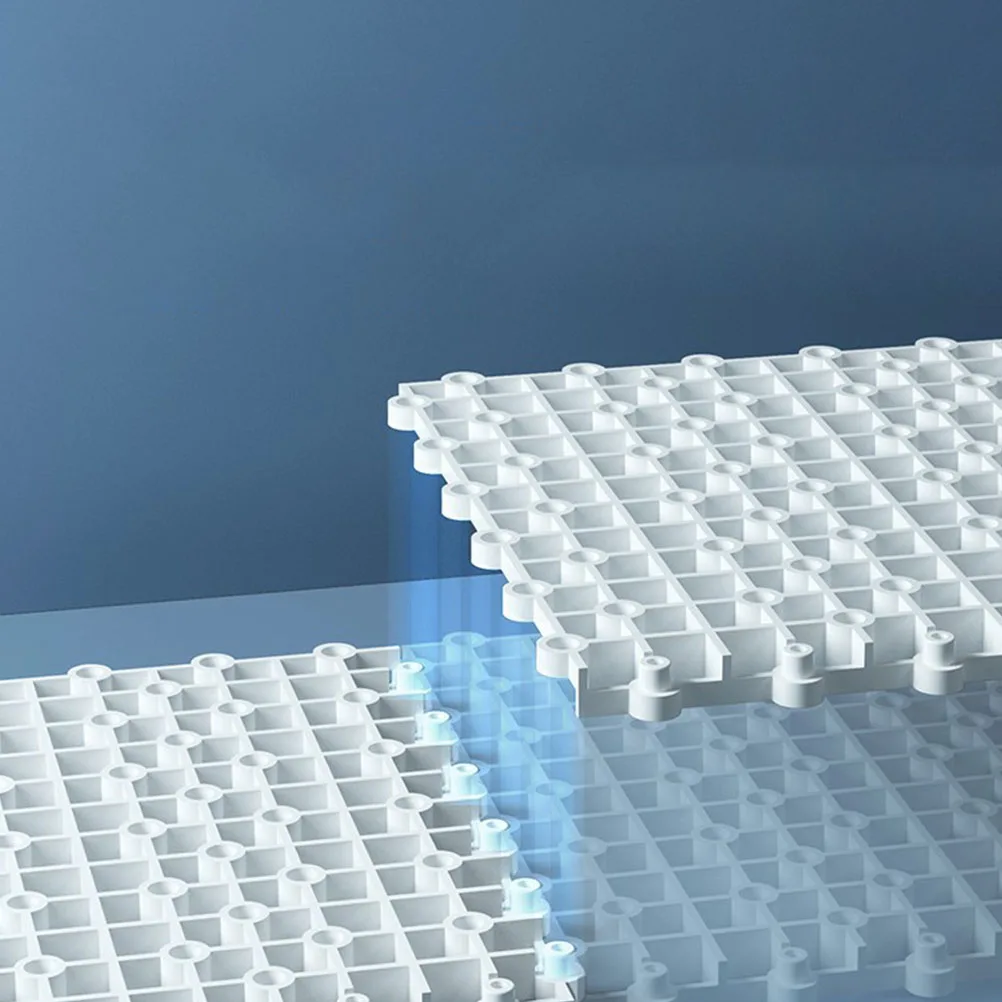 1Set Aquarium Isolation Plate Plastic Grid Divider Fish Tank Bottom Filter Tray Strong Load Bearing for Fish Breeding