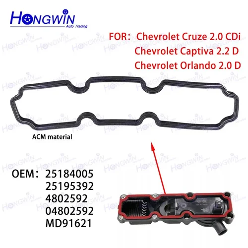 Imagen 2 del producto 25184005 cubierta de válvula de junta de membrana de diafragma separador de aceite para Chevrolet Captiva C100 C140 2,2 J300 2,0 25195392 4802592
