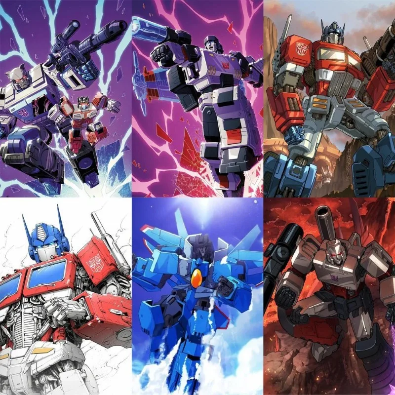 60PCS Transformers Optimus Prime Megatron Sentinel Prime Shockwave Cell Phone Case Laptop Luggage Mug Guitar Stickers