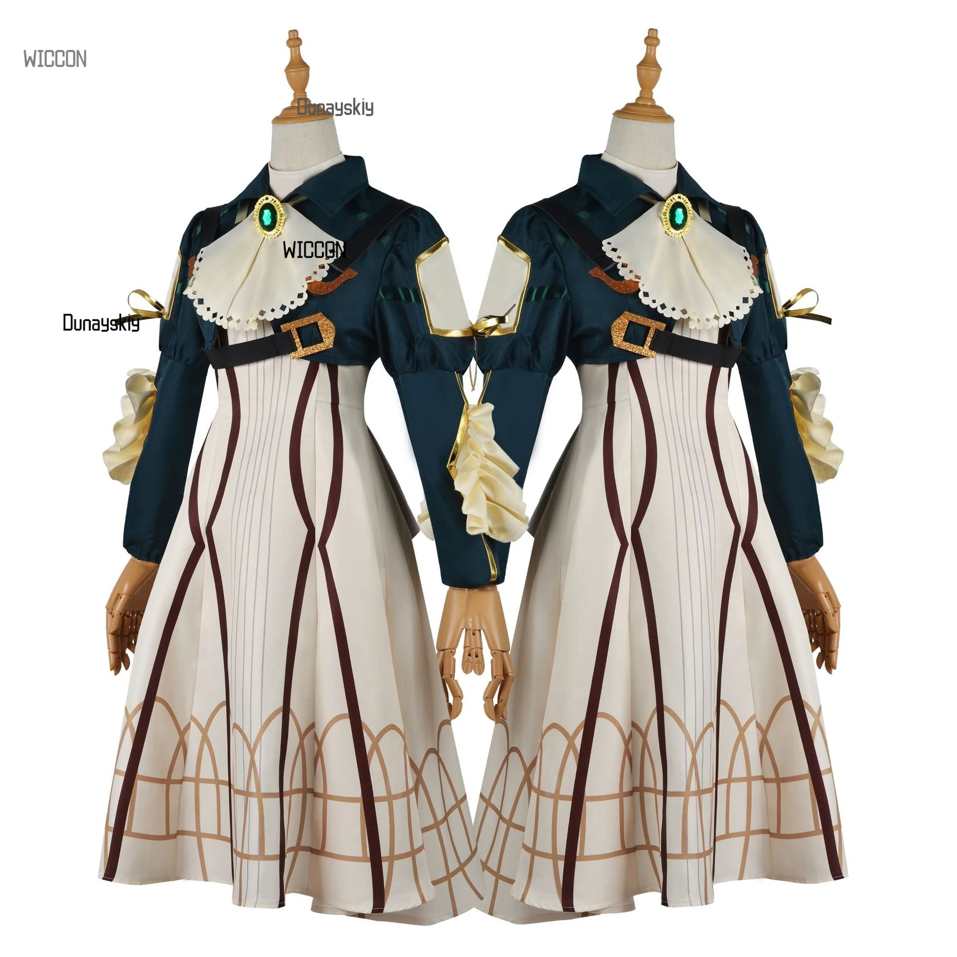 Violet Evergarden COS Costume Violet Cosplay Anime Outfit Role Play for Adult Women Cos Dress Halloween Costumes  customied