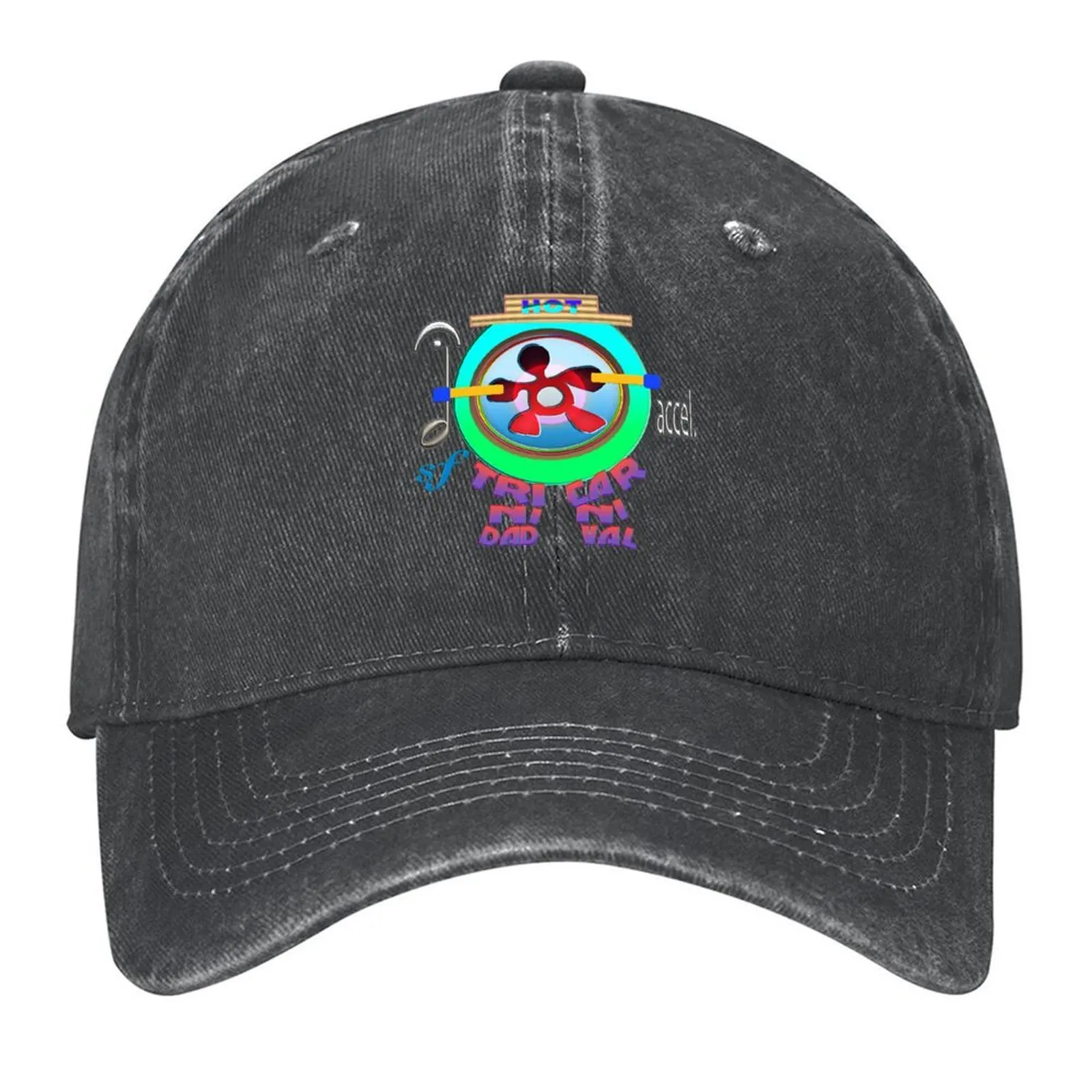 

HOT SF TRINIDAD CARNIVAL ACCEL. - STEEL PAN PLAYER-STEEL DRUM PLAYER - TRINIDAD AND TOBAGO - CALYPSO SOCADANCE CAR Baseball Cap