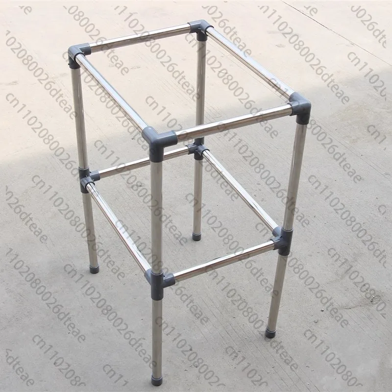 Simple Wash Basin Table Integrated Stainless Steel Face Wash Basin Shelf Bathroom Wash Table Movable Sink