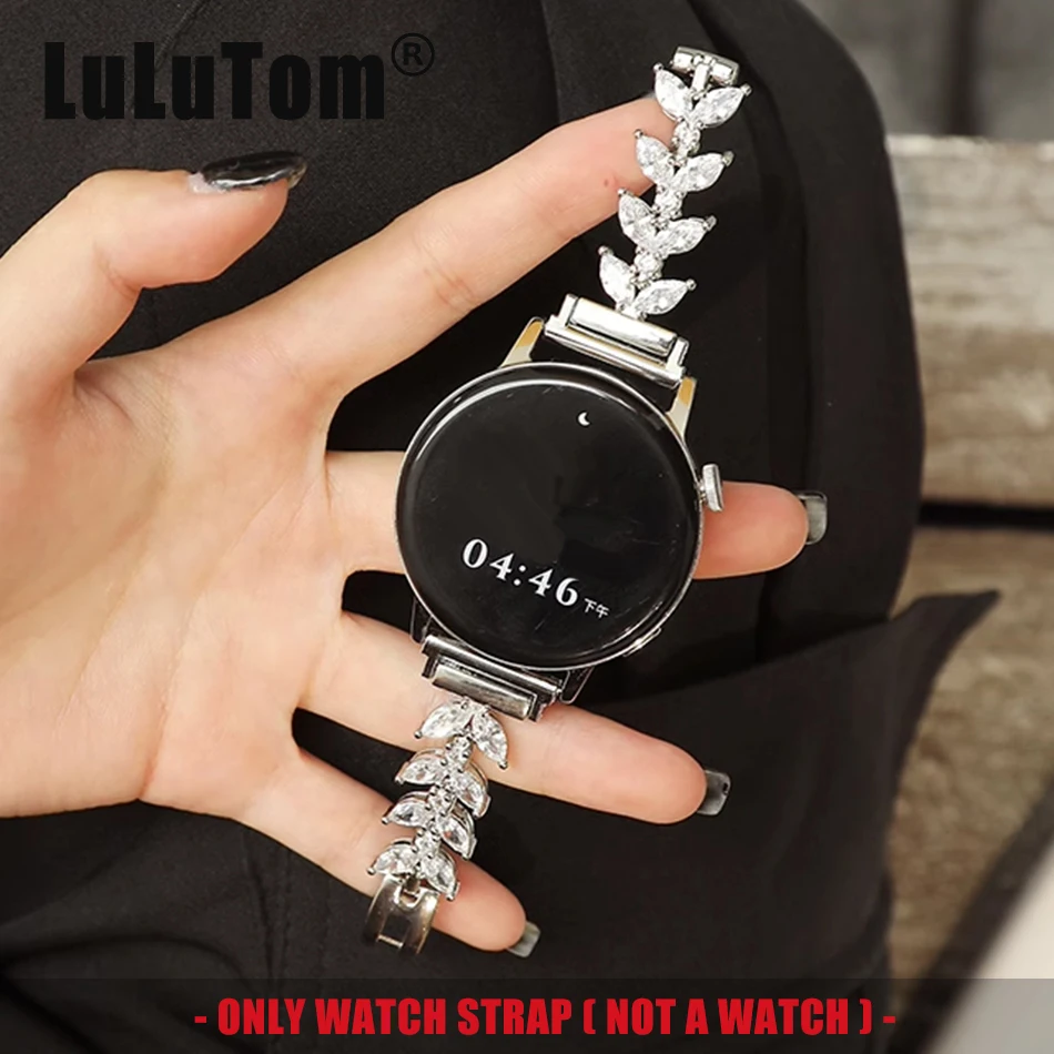 

Роскошный ремешок со стразами «Русалка» для Samsung Galaxy Watch 7 6 5/Pro/4 Classic 44/40/46 мм 20 мм/22 мм ремешок для Huawei Watch GT 4 3 2