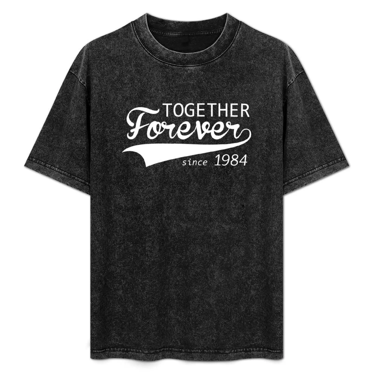 Together Forever Since 1984 Cute 36th 37th Anniversary Gift print T-Shirt new edition plus size tops men t shirts