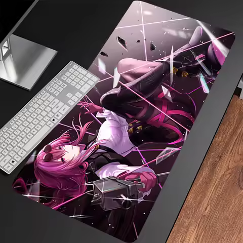 Kafka Honkai Star Rail Mousepad Anime Desk Mat Gamer Gaming Extra Large Mouse Pad Rubber Non-slop Keyboard Pad Office Table Mat