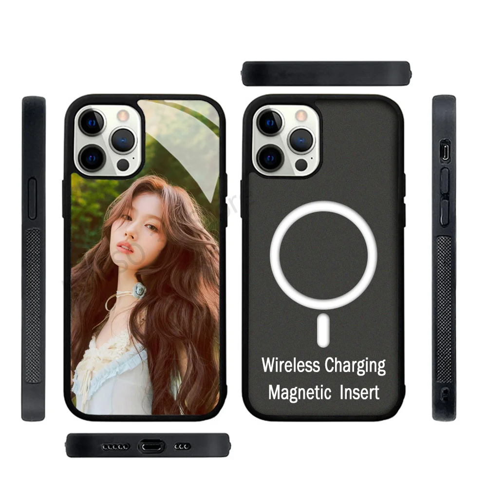 Kpop Girl Sana T-Twice Phone Case Strong Magnetic For IPhone 15 14 13 Pro Max 11 12 Mini For Magsafe