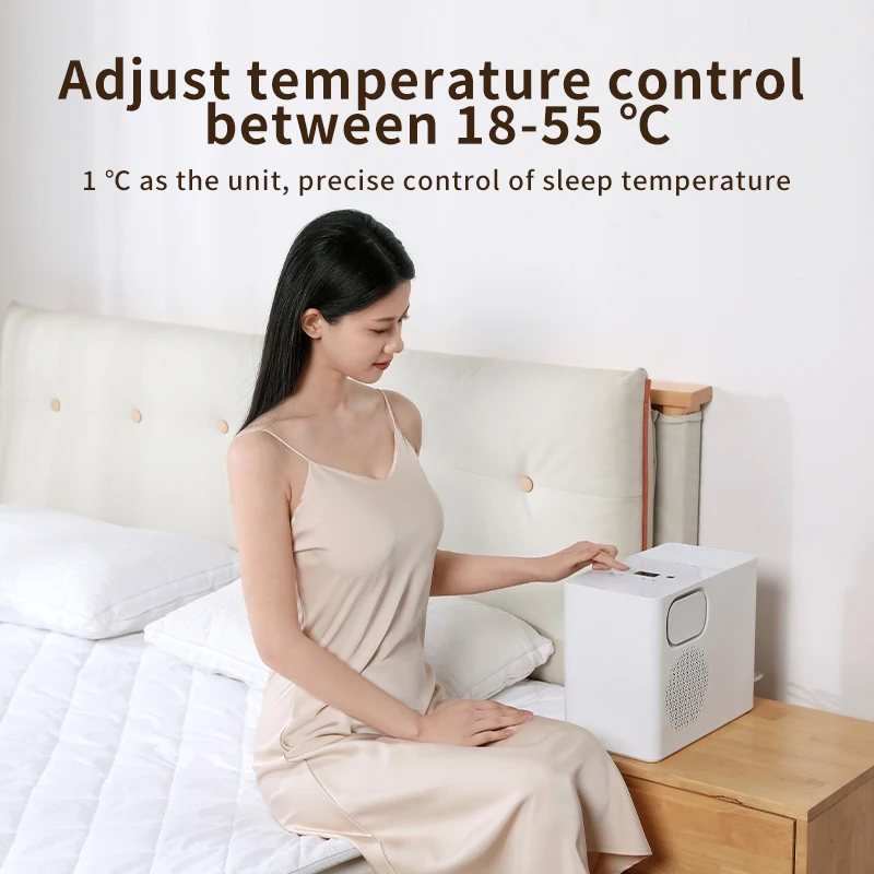 Smart Water Cooling and Heating Mattress with 152*203 Dual Zones Temperature Control System Hot Sleeper Bed Cool Pod Solution