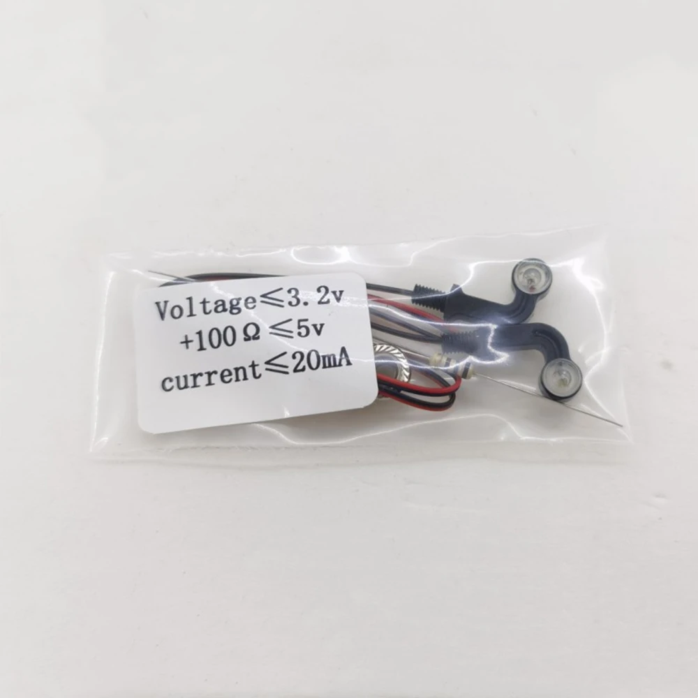 2 STUKS 1/14 RC Speelgoed Vrachtwagen Metalen Positie Lamp Zijlicht Markeringslichten Voor Tamiya 1/14 RC Tractor Truck Serie Onderdelen GRADEN MODEL