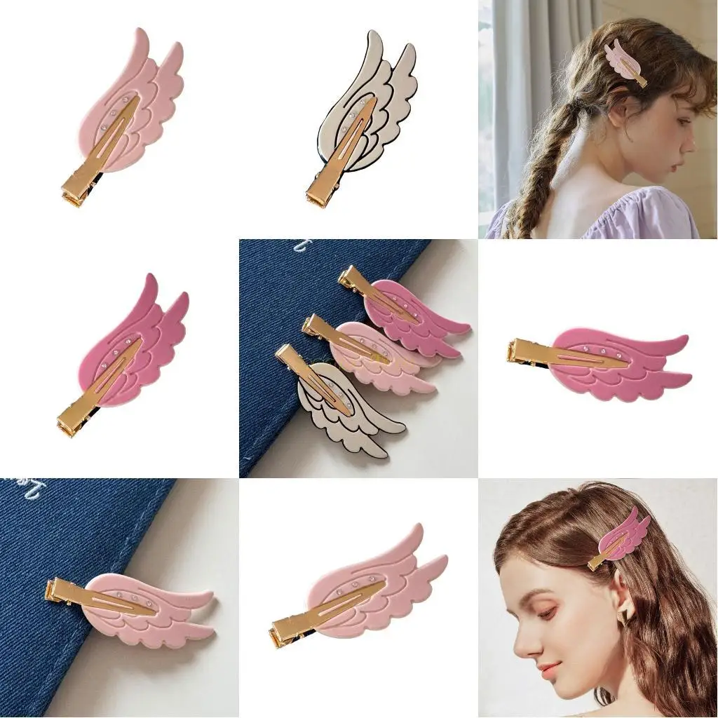 

31BF 2000s Wing Hairpin With Strong Hold Design Comfortable Barrette Side Clip