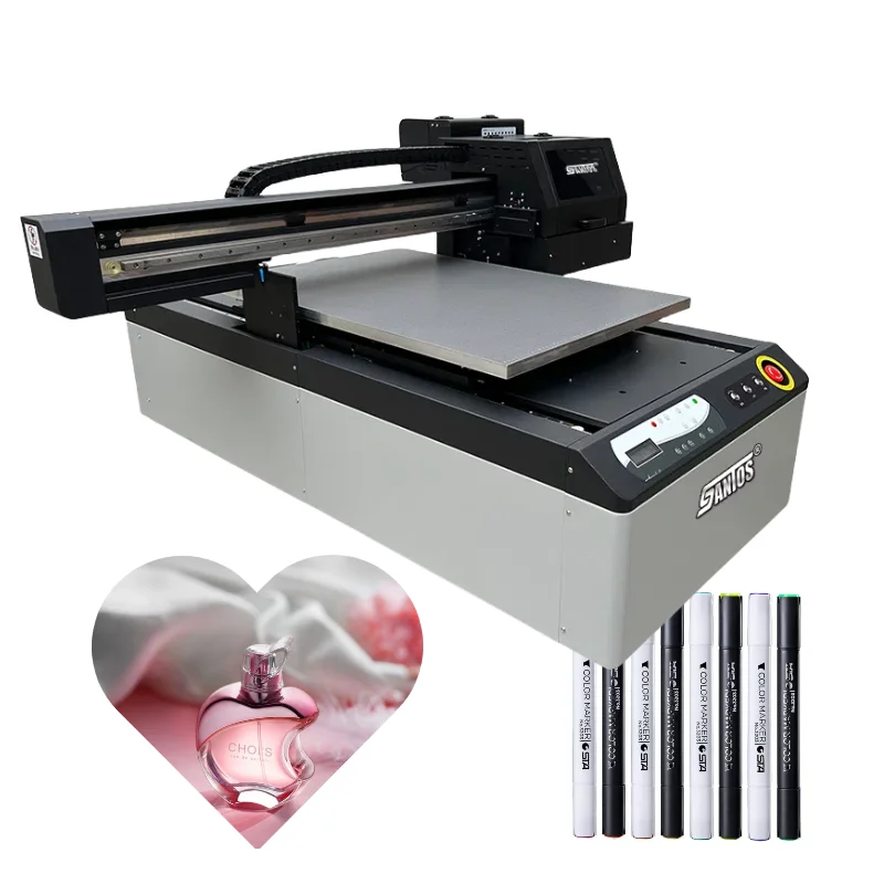 A1 uv printer new 6090 uv printer with varnish 3 xp600 uv printer for pen wood