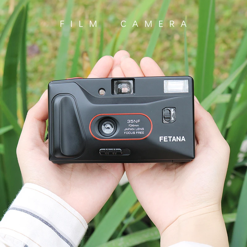 

135 Film Camera Fixed Point Camera FETANA 35mm Film Camera 35NF Reusable Non Disposable Replaceable Film Camera Flash