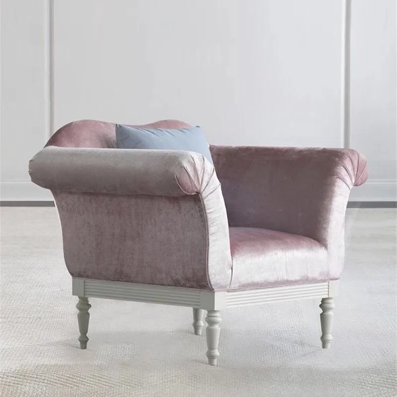 CX light luxury single sofa living room villa double triple sofa