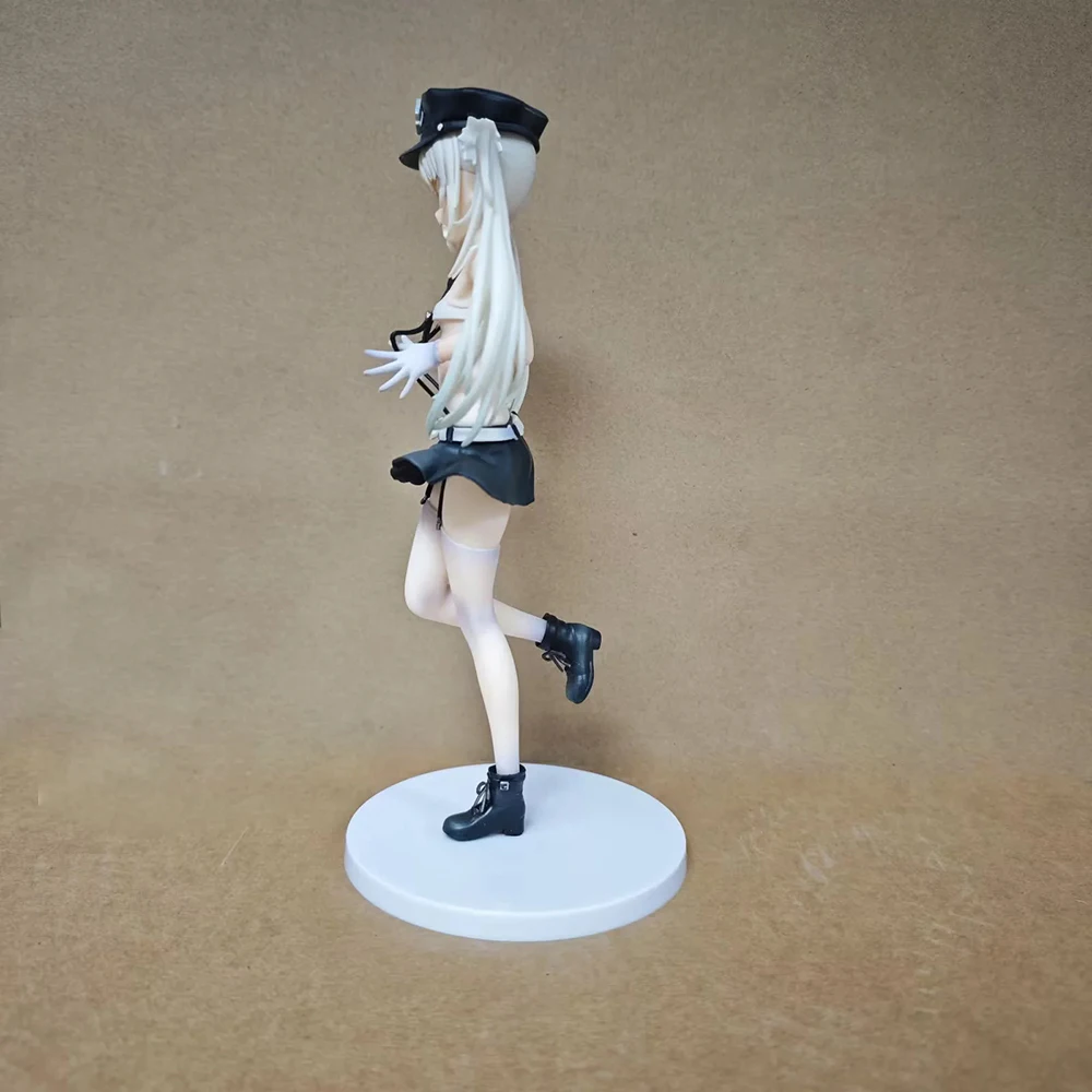 União criativa anime japonês sexy menina anjo polícia 23cm pvc figura de ação adulto modelo colecionável boneca brinquedos presente