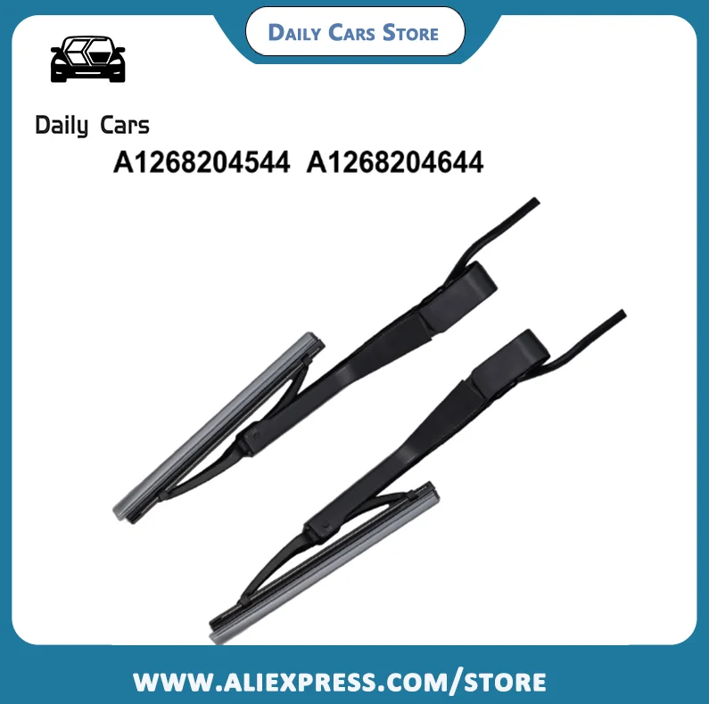 2pcs Headlight Wiper Arm Left Right Plastic For W126 A1268204544 A1268204644 Auto Parts Accessories