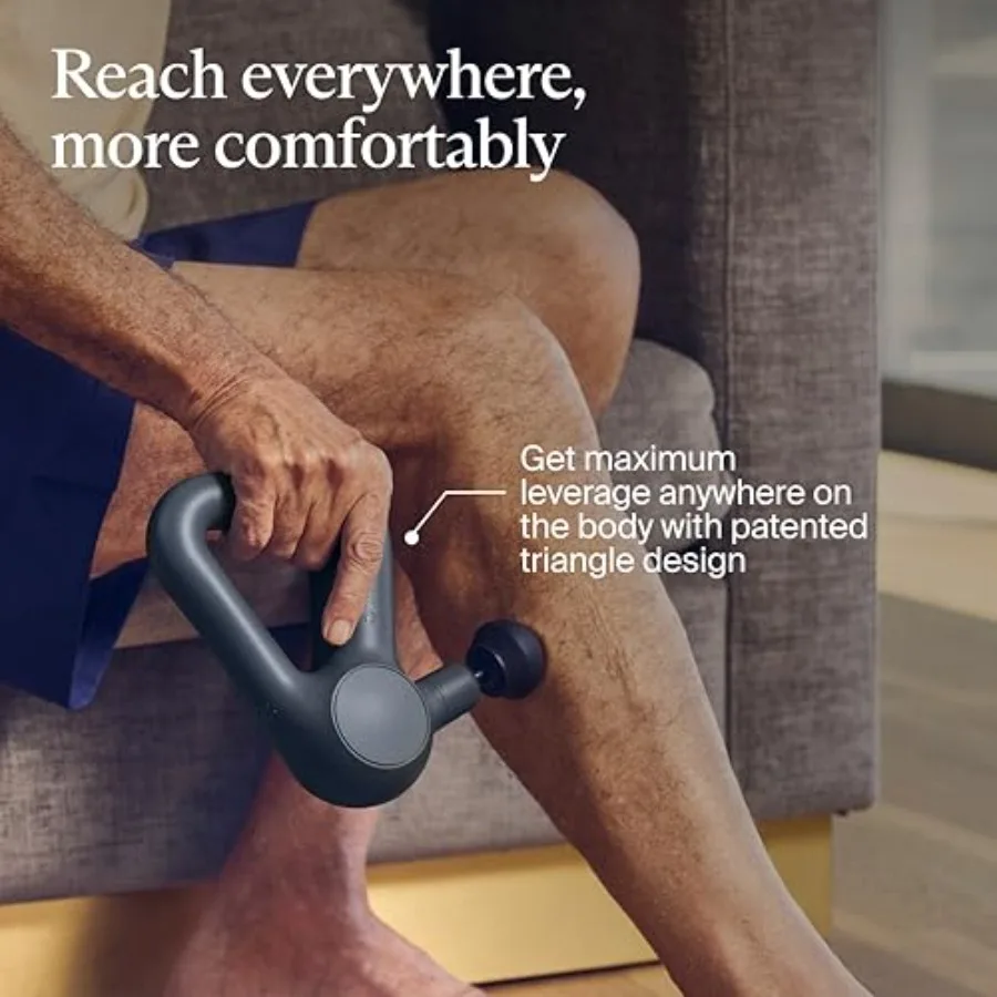 Therabody الإغاثة هادئة علاج الأنسجة العميقة تدليك بندقية بلوتوث تمكين الكهربائية قرع تدليك بندقية مدلك شخصي ل #5