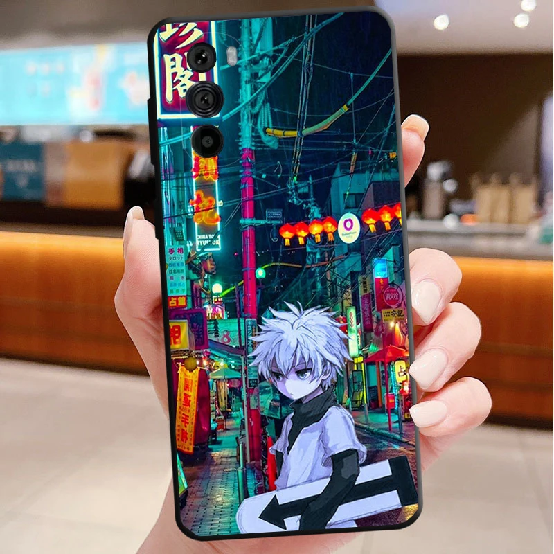 حافظة هاتف لهاتف موتورولا إيدج 50 40 برو 60 50 40 30 Ultra Neo Fusion Moto G85 G72 G53 G54 G84 G13 G32 أنيمي هنتر x الصيادين #1