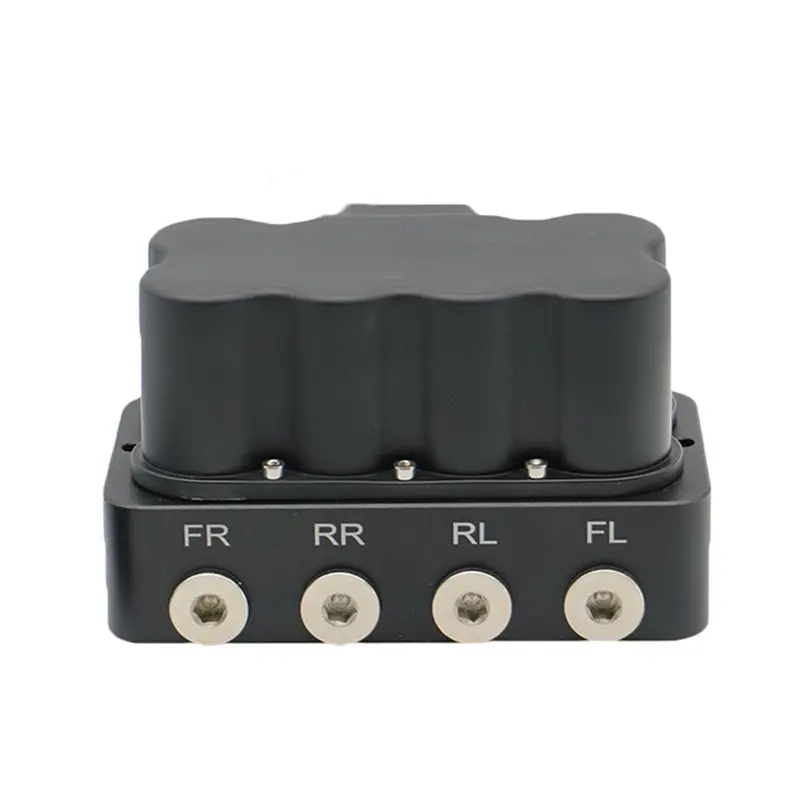 Detalhe 3 de Válvula solenoide Air Ride Suspension Valveblock Waterproof 200 Psi For Car Truck And Trailer Solenoid Valve Manifold With Remote Control Pneumática